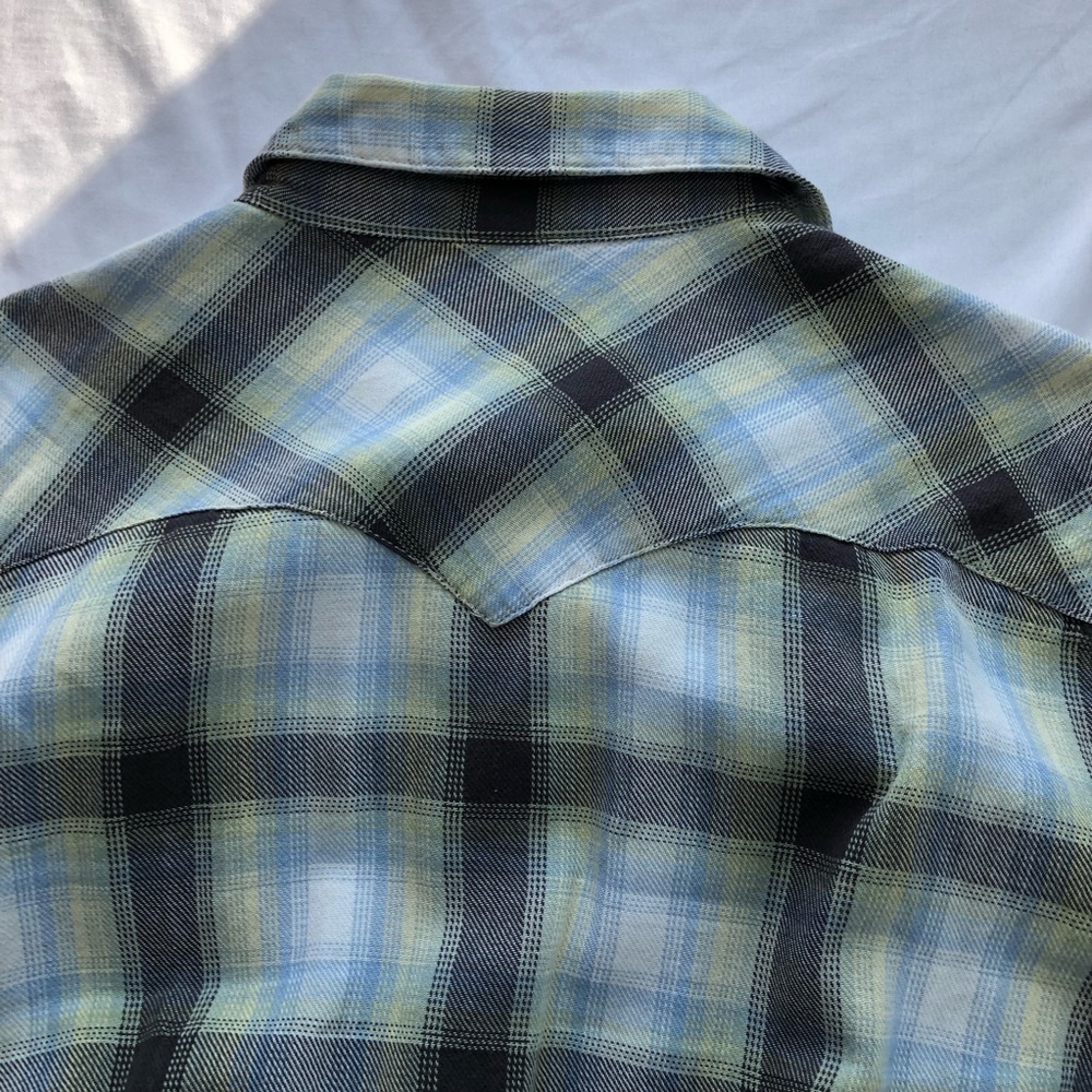 Ralph Lauren denim & supply pearl snap sawtooth cotton womens button up M rodeo - Picture 13 of 13
